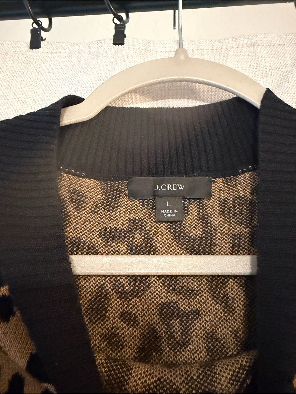 J. Crew Leopard Print Sweater Dress - Picture 3 of 5